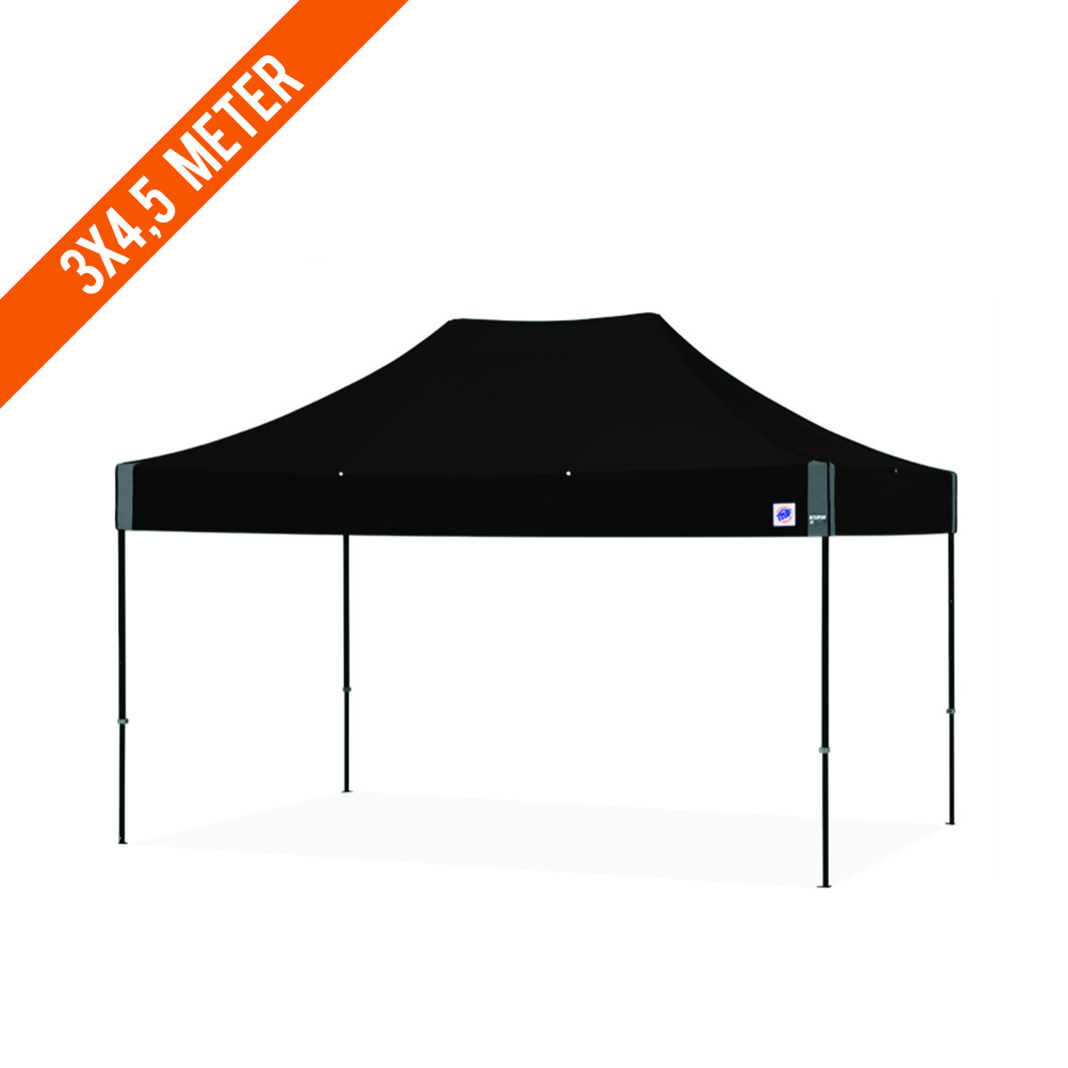 Station Ga naar beneden Yoghurt Partytent Eclipse 3 x 4,5 meter standaard kleuren - Partytentbedrukken.nl