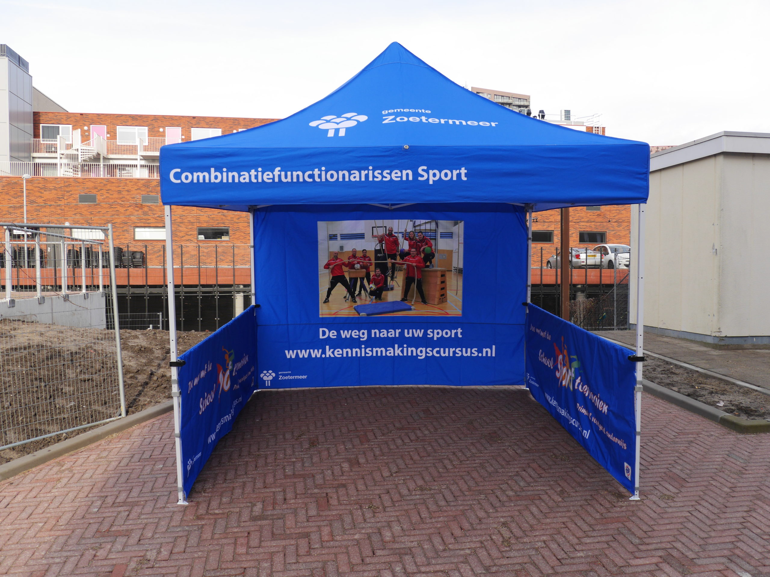 Partytent Eclipse 3 x 3 meter full-color bedrukt - Afbeelding 3