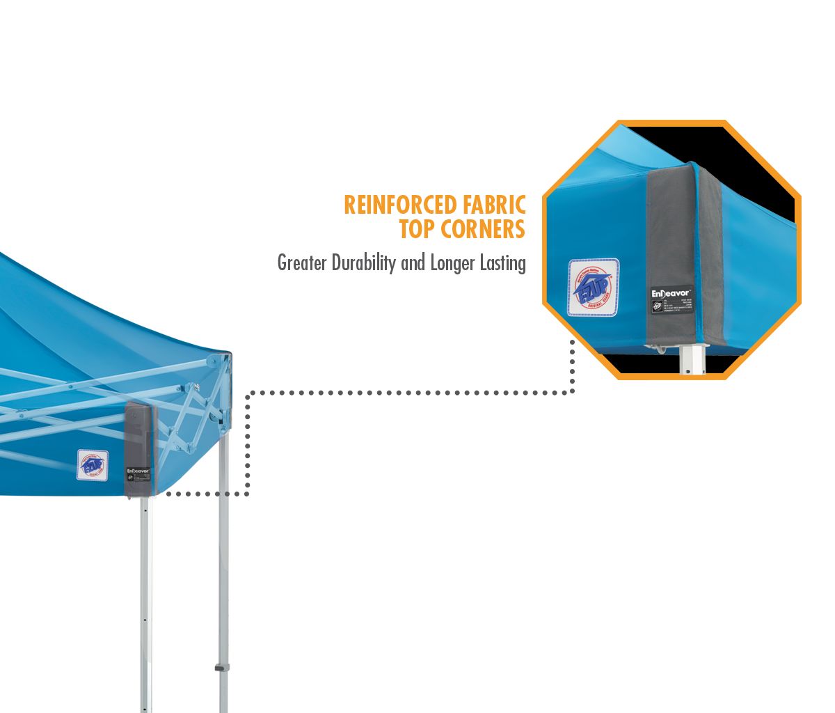 Partytent Endeavor 3 x 3 meter - standaard kleuren - Afbeelding 7