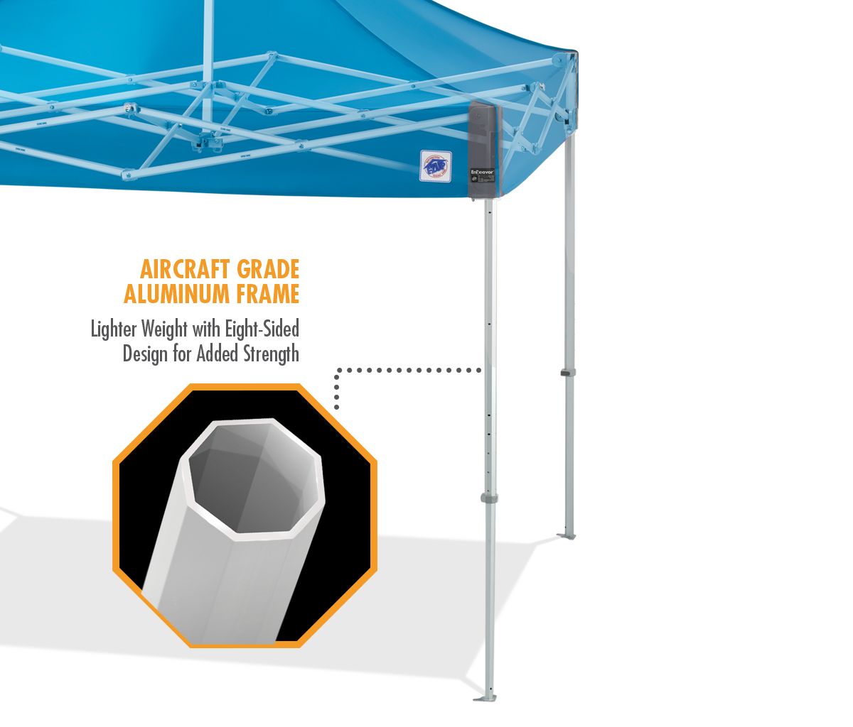 Partytent Endeavor 3 x 3 meter - standaard kleuren - Afbeelding 9