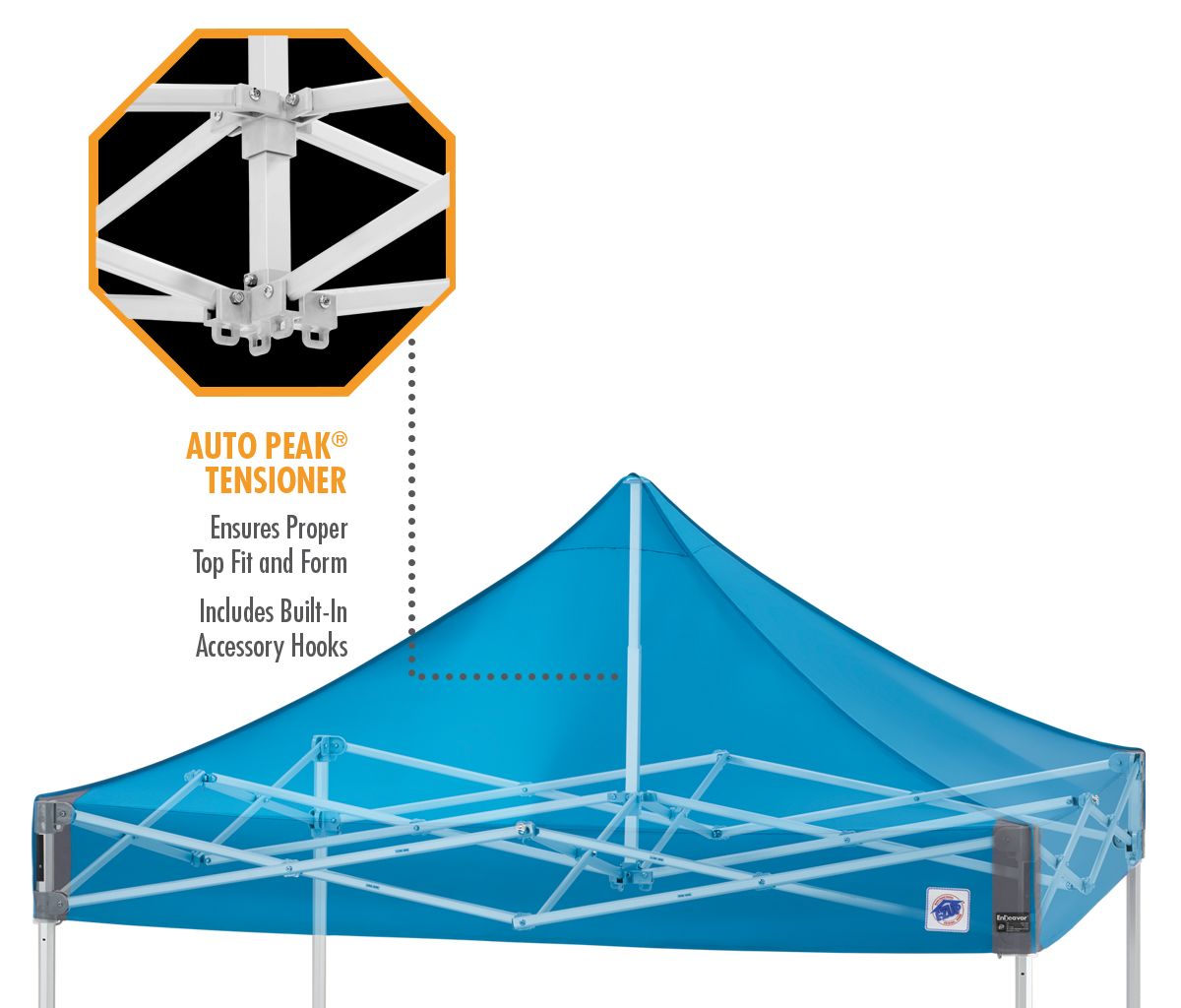Partytent Endeavor 3 x 3 meter - standaard kleuren - Afbeelding 11