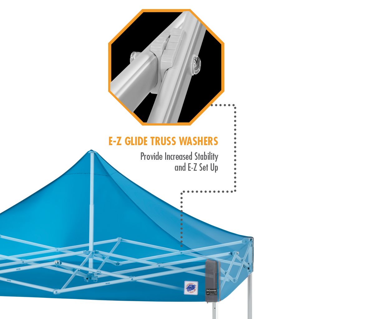 Partytent Endeavor 3 x 3 meter - standaard kleuren - Afbeelding 12