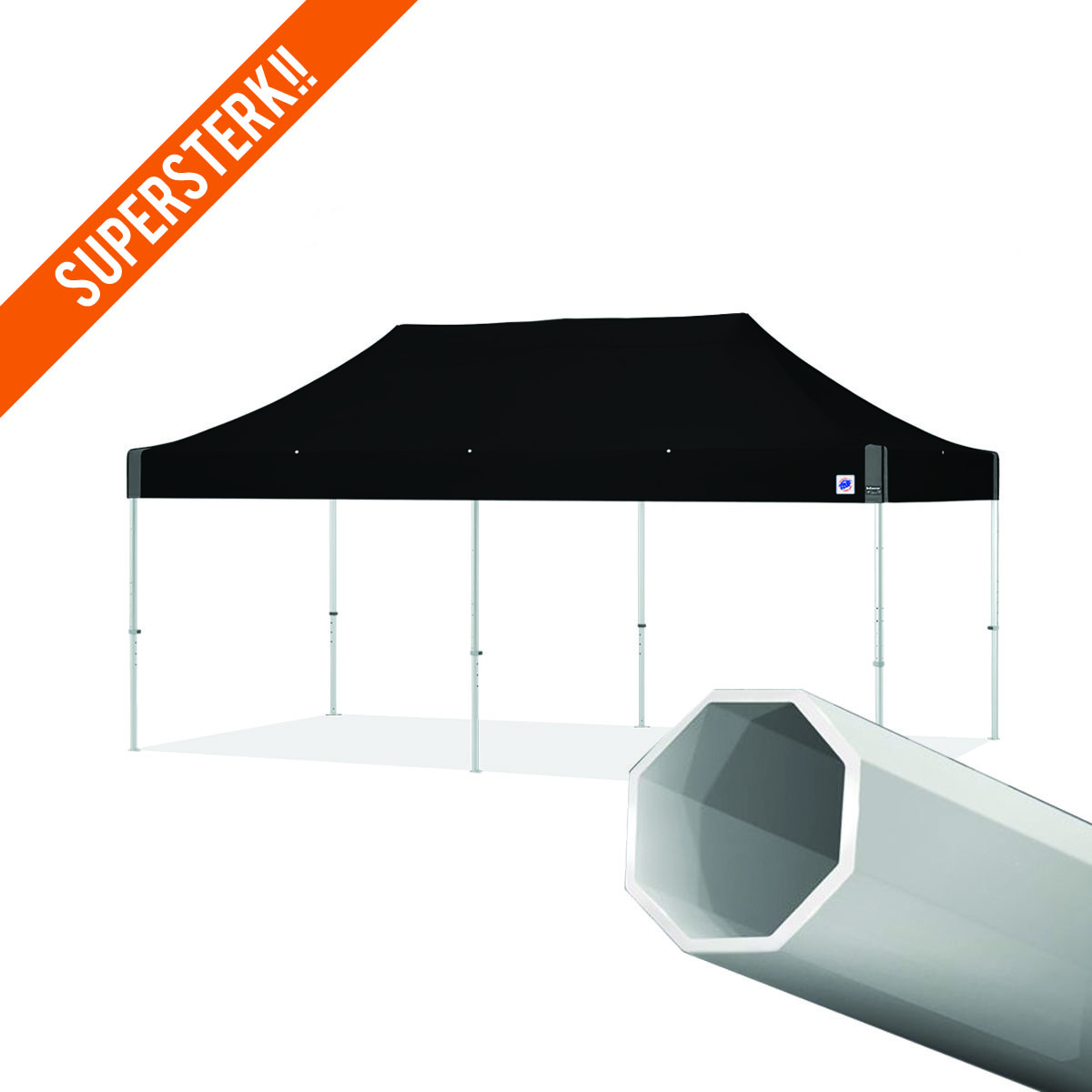 Partytent Endeavor 3 x 6 meter - standaard kleuren