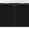 Zijwand met rits 3 x 3 meter