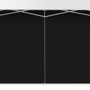 Zijwand met rits 3 x 3 meter