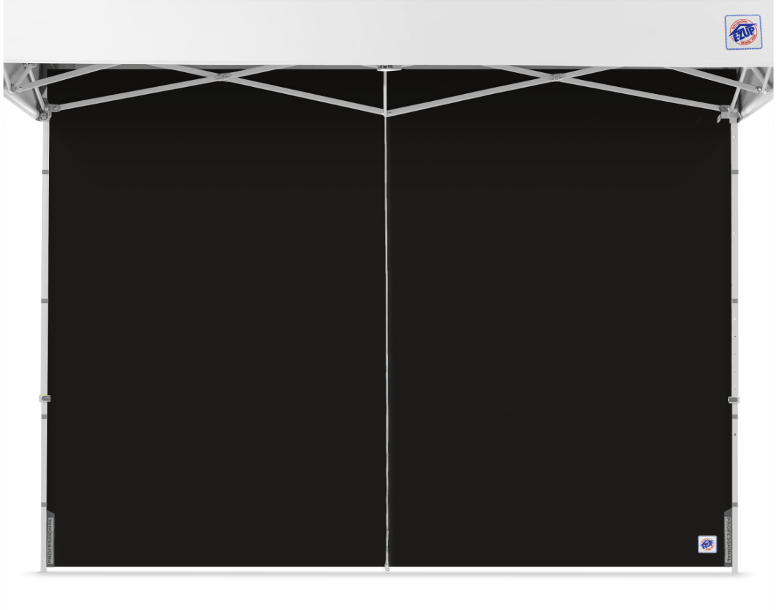 Zijwand met rits 3 x 3 meter